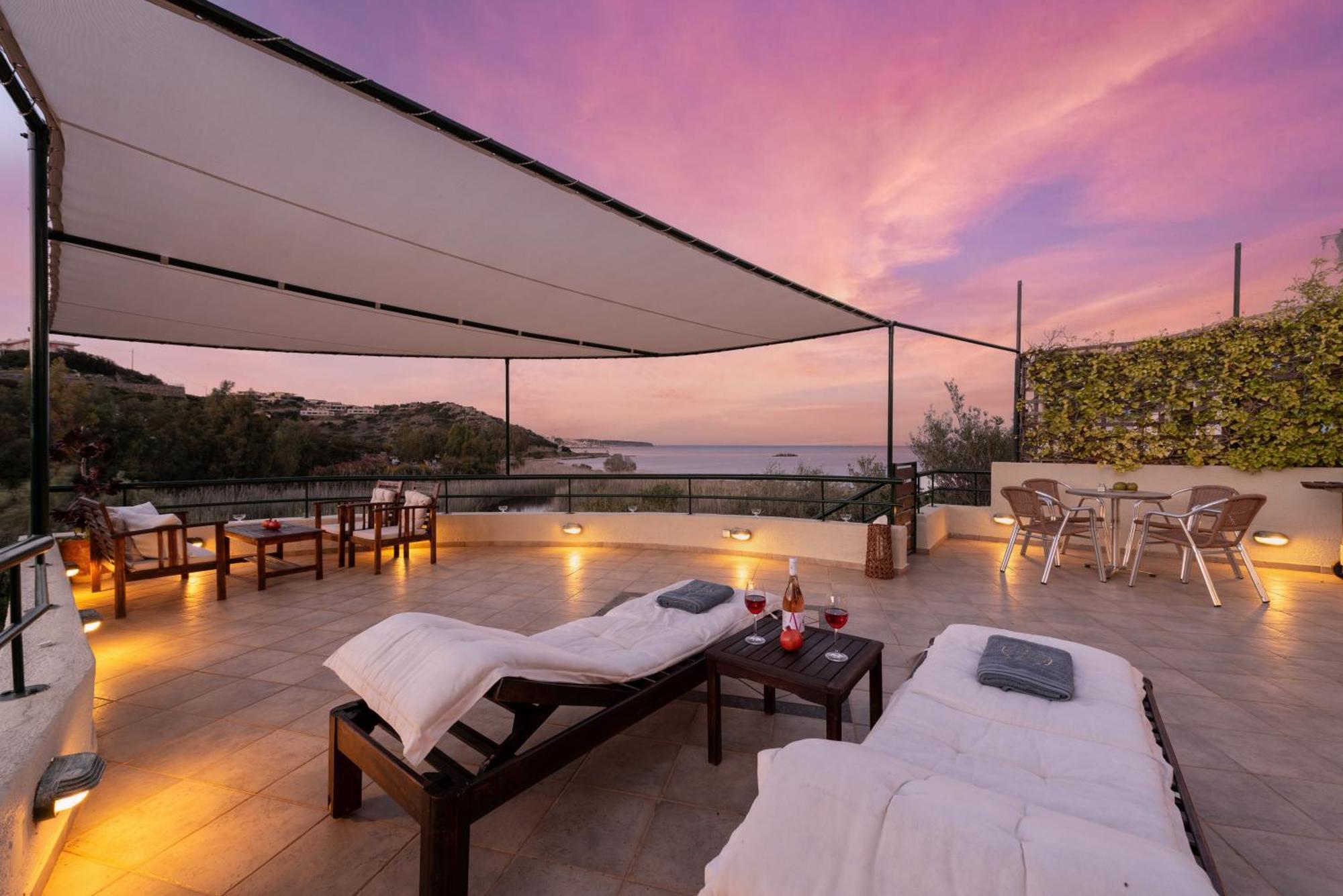 Coastal Dream Beachview Jacuzzi& Sauna Amoudara  Dış mekan fotoğraf