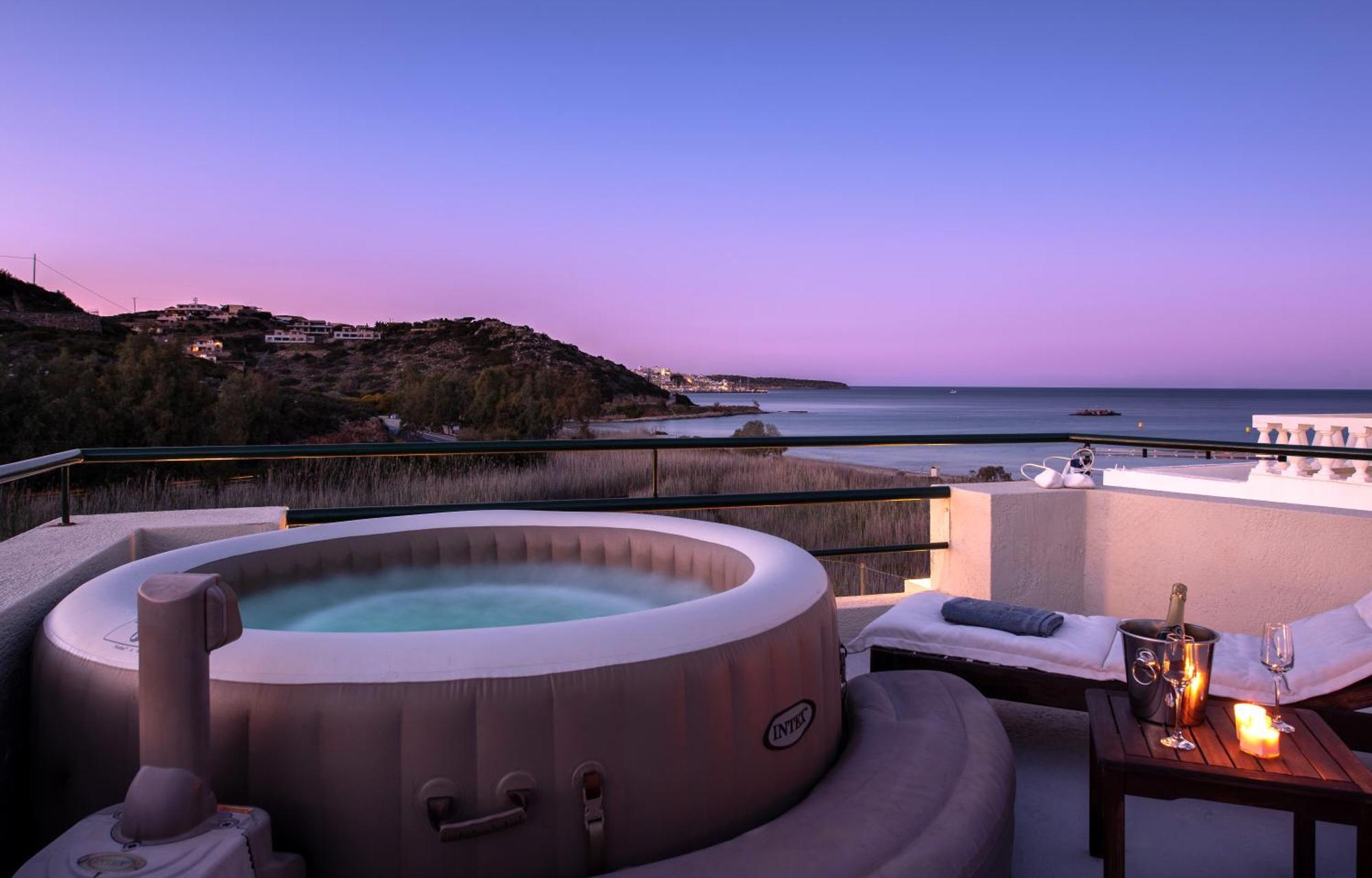 Coastal Dream Beachview Jacuzzi& Sauna Amoudara  Dış mekan fotoğraf