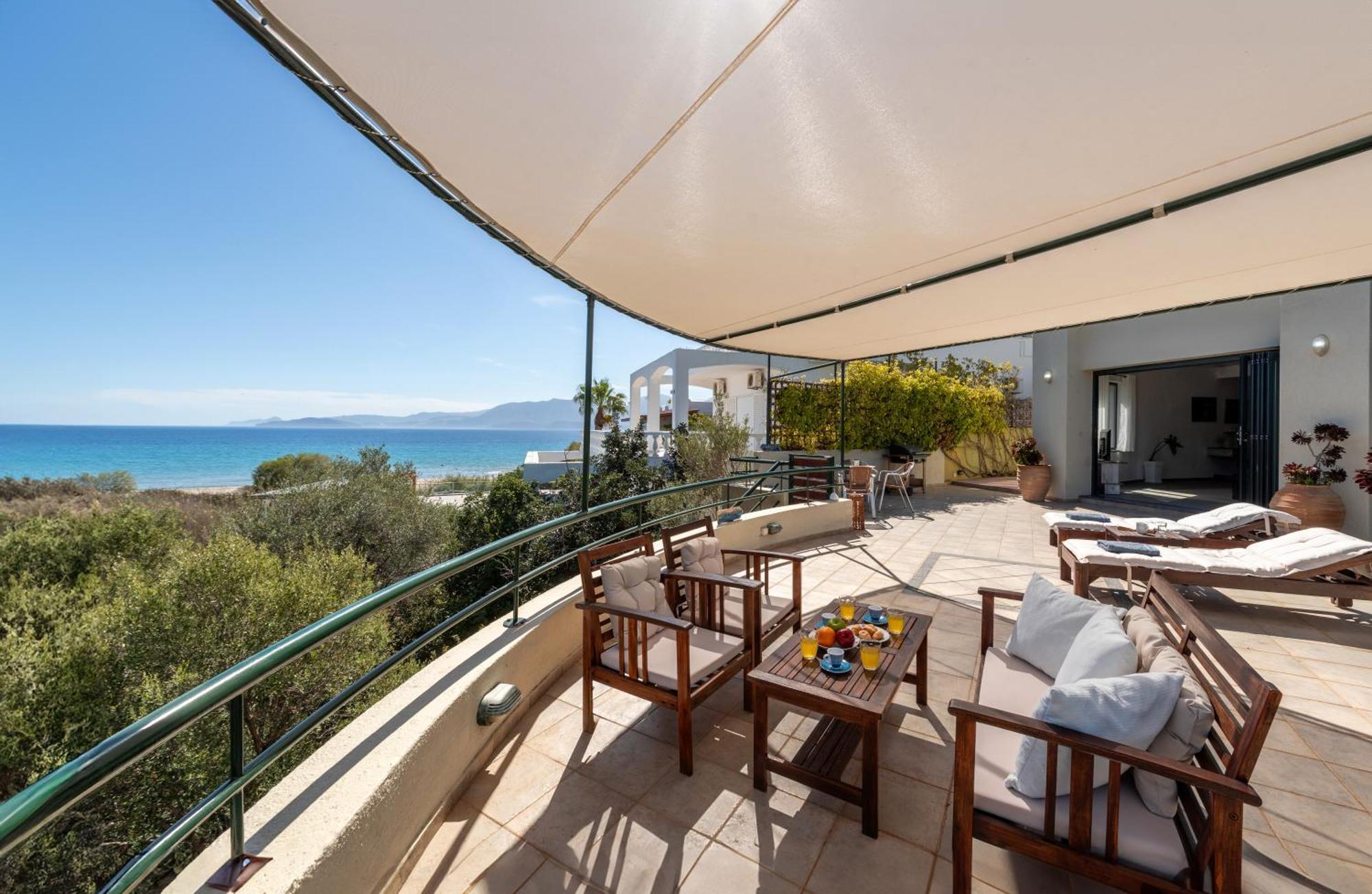 Coastal Dream Beachview Jacuzzi& Sauna Amoudara  Dış mekan fotoğraf