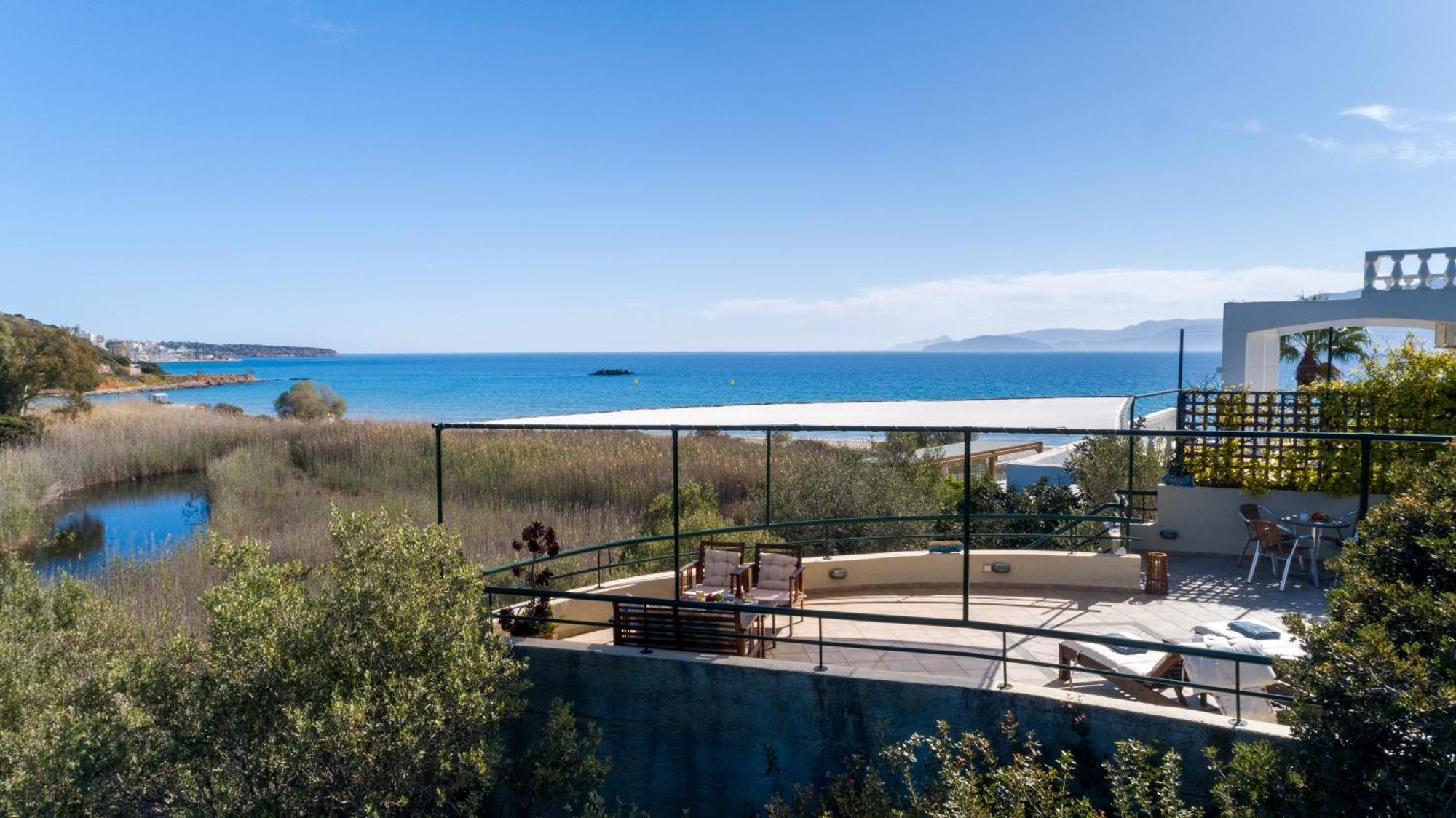 Coastal Dream Beachview Jacuzzi& Sauna Amoudara  Dış mekan fotoğraf
