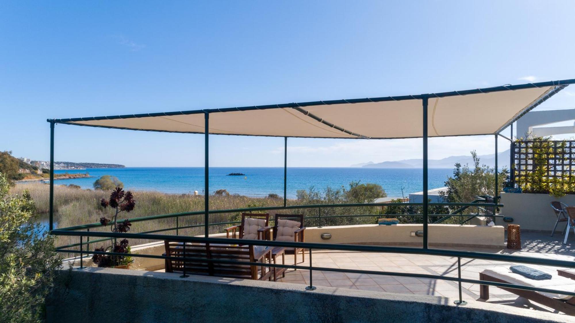 Coastal Dream Beachview Jacuzzi& Sauna Amoudara  Dış mekan fotoğraf