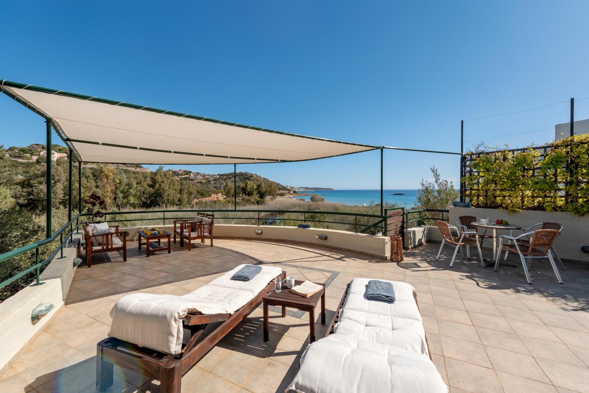 Coastal Dream Beachview Jacuzzi& Sauna Amoudara  Dış mekan fotoğraf